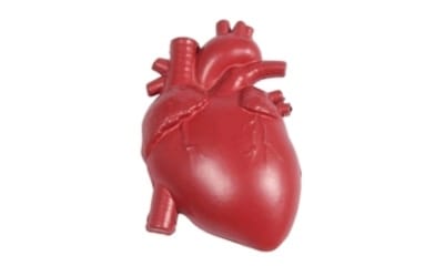 metal table top heart